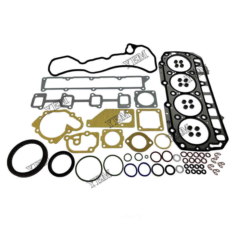 4TNV94 gasket kit with head gasket BH5444E suitable for Myanmar engines.