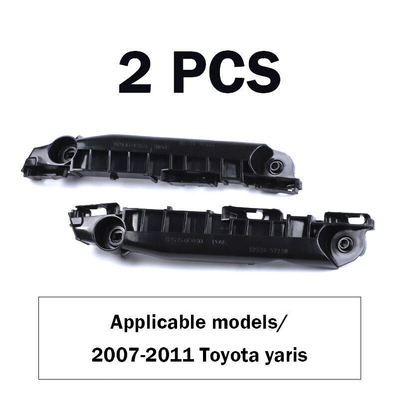 Bumper Bracket Set For 2007-2011 for Toyota Yaris Hatchback Front Left Right Plastic