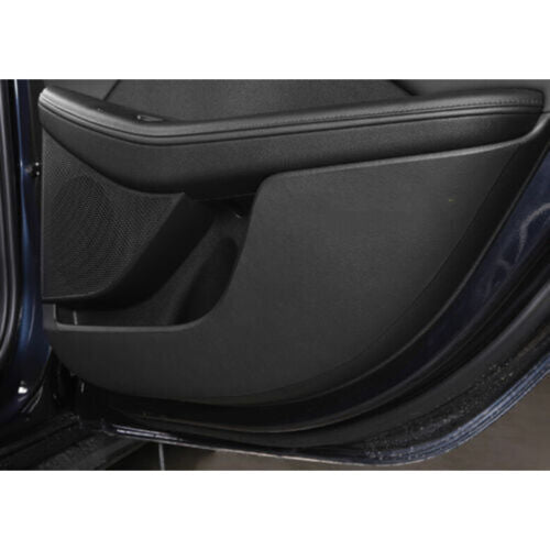 for Hyundai Sonata 2020-2023 Leather Black Door Anti-kick Panel Cover Stickers