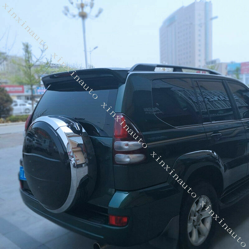 Glossy Black Rear Trunk Boot Lip Wing Spoiler for Toyota Prado FJ120 2003-2009