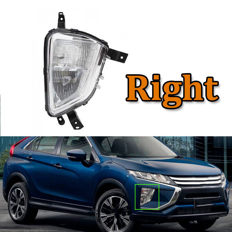 For 2017-2020 for Mitsubishi Eclipse Cross LED Right Front Bumper Fog Light Fog Lamp