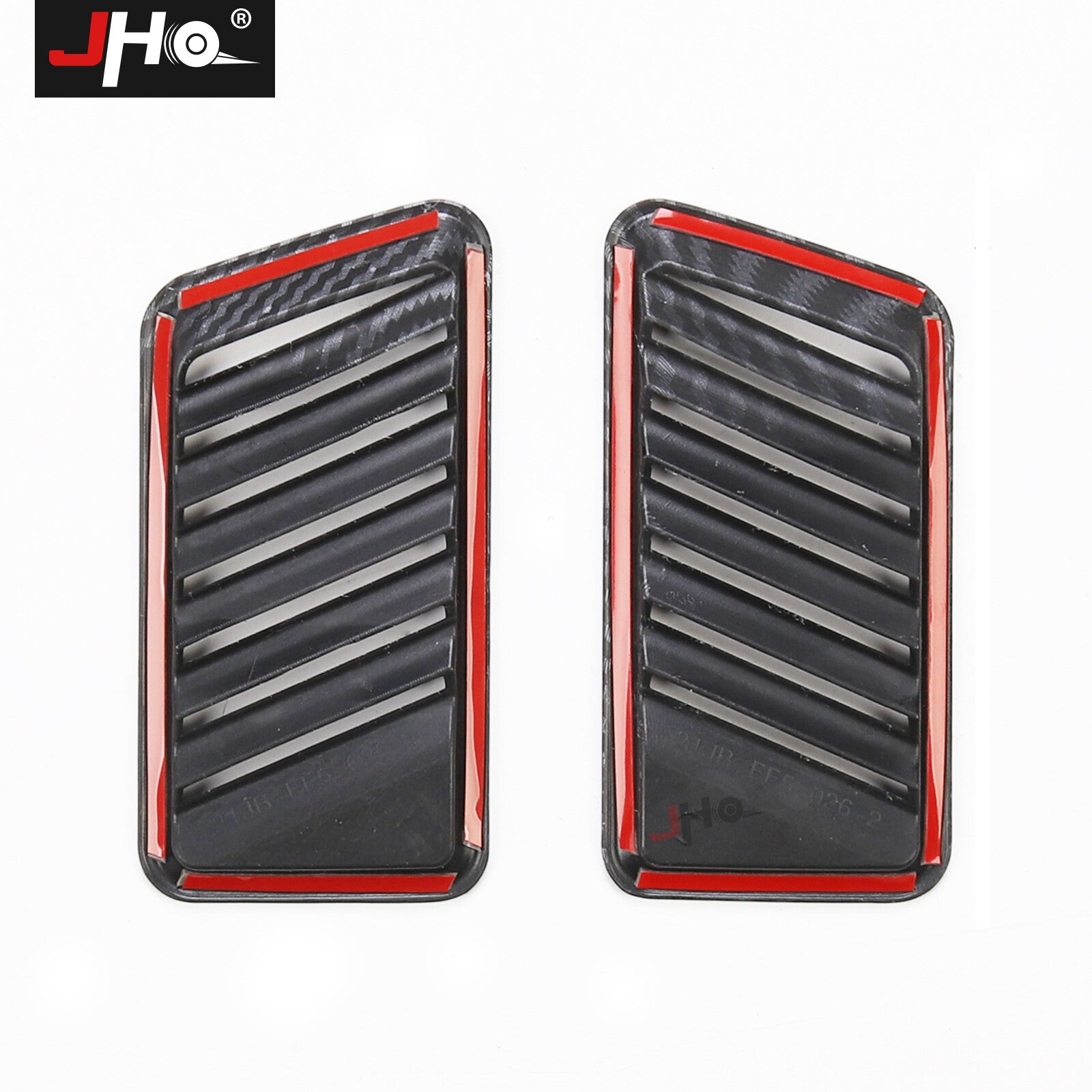 2pcs Carbon Fiber Inner Side Air Outlet Vent Cover for Ford F150 F-150 2021-2023