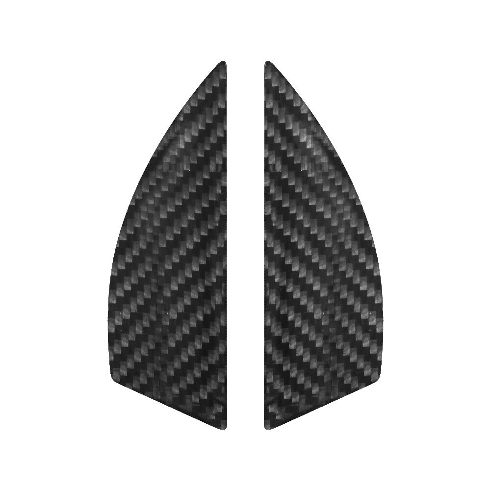 2X Carbon Fiber Front Door Pillar Panel Cover Trim for Chrysler 200 2011-2014