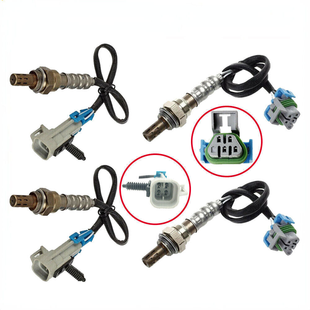 4PCS UpstreamDownstream Oxygen O2 Sensor for GMC Acadia for Saturn for Buick 2.4L 3.6L