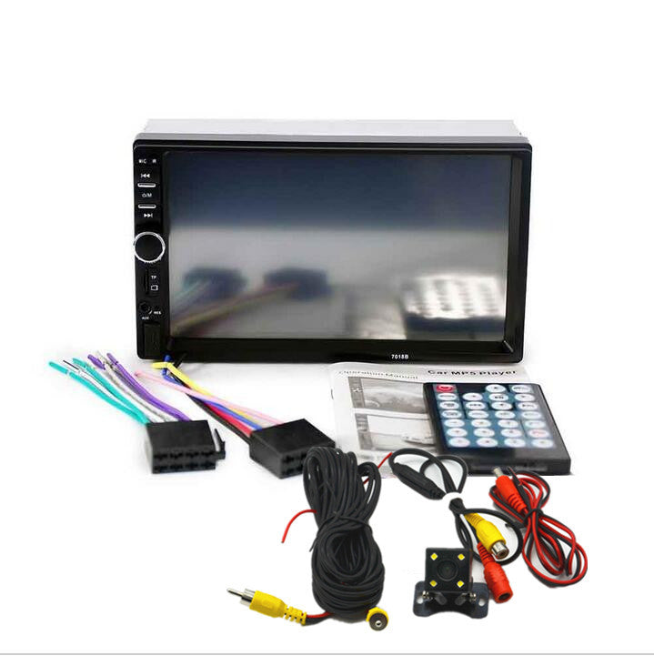2 Din Car Radio Audio Stereo MP5 Player Support 7 Bluetooth Touch Screen Camera