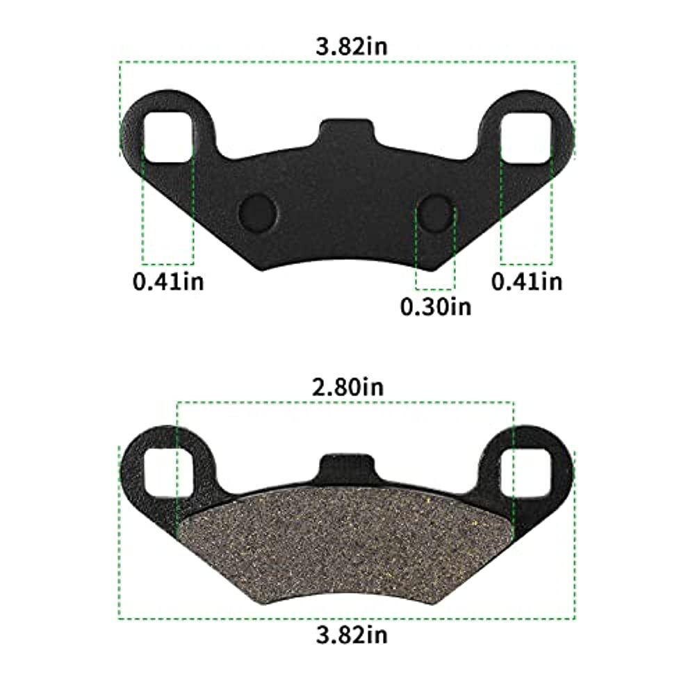 Brake Pads for Polaris Sportsman 335 400 500 Magnum 325 500 Scrambler 500 98-04