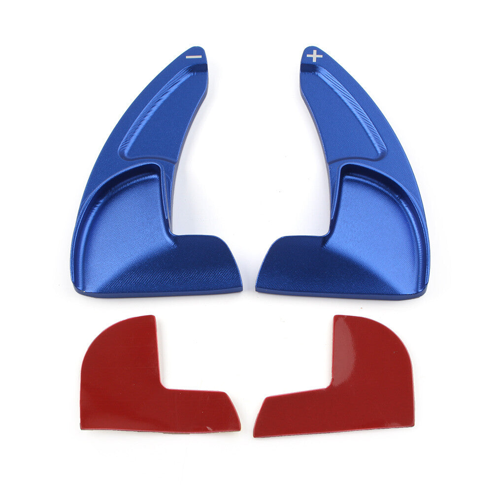 2xSteering Wheel Shift Paddle Shifter Extension Fit for Dodge for Jeep for Chrysler Blue