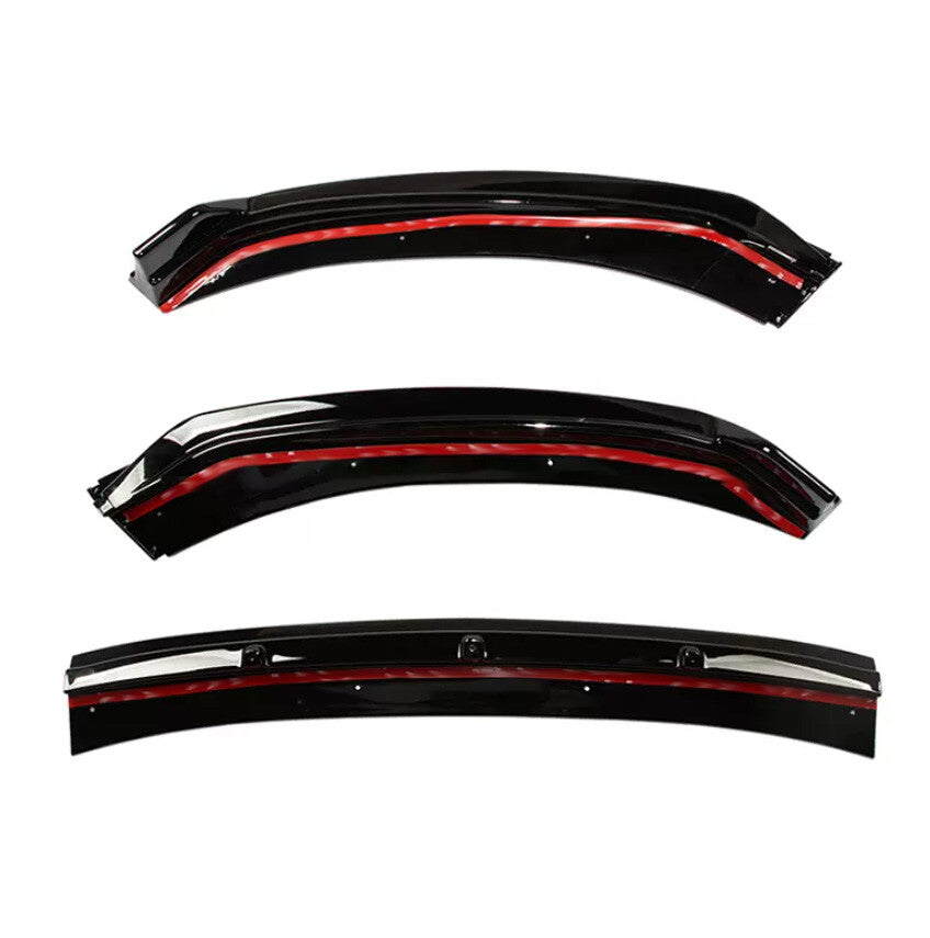Fit for Hyundai for Elantra 2017-2018 Black Glossy Front Bumper Lip Spoiler Splitter