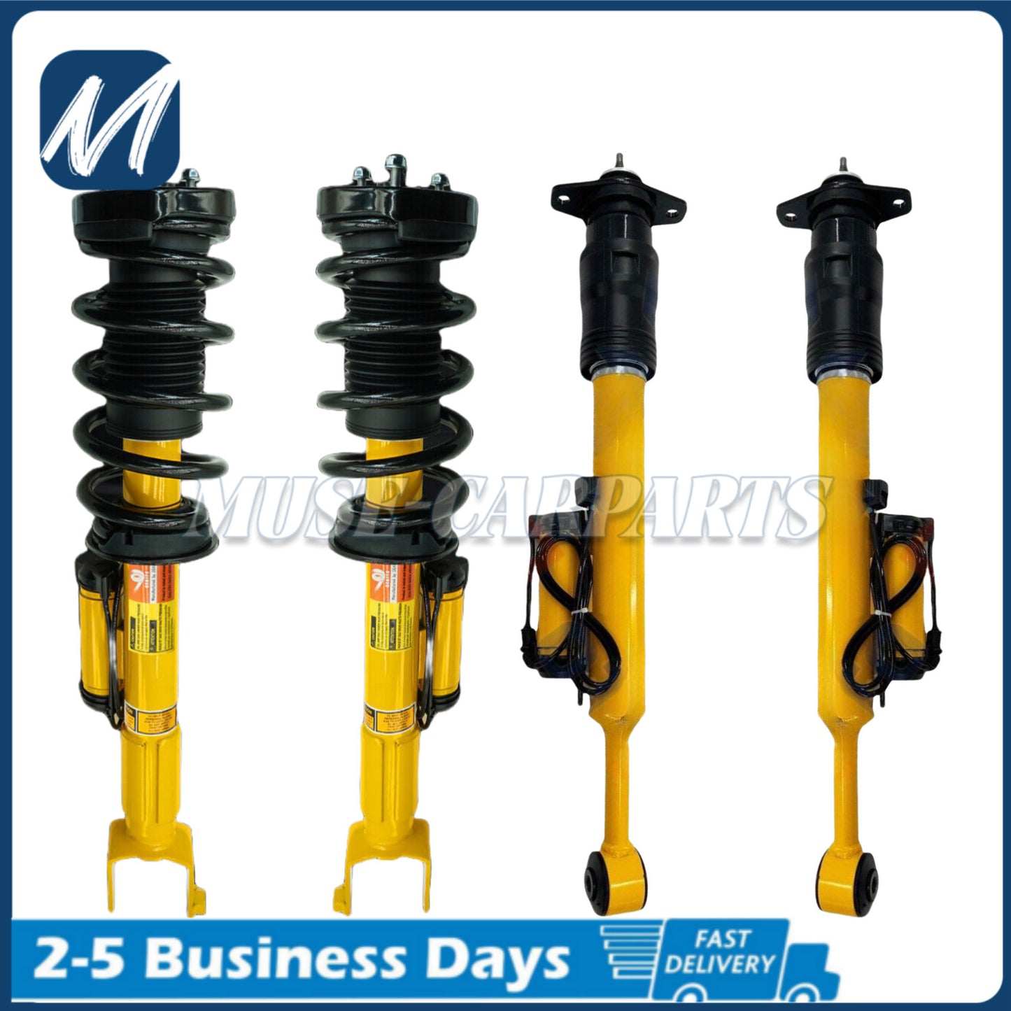 2-piece rear shock absorber strut electronic for Audi for A4 , S4, Quattro, for A5 , S5 2008 - 2017 8F0513025