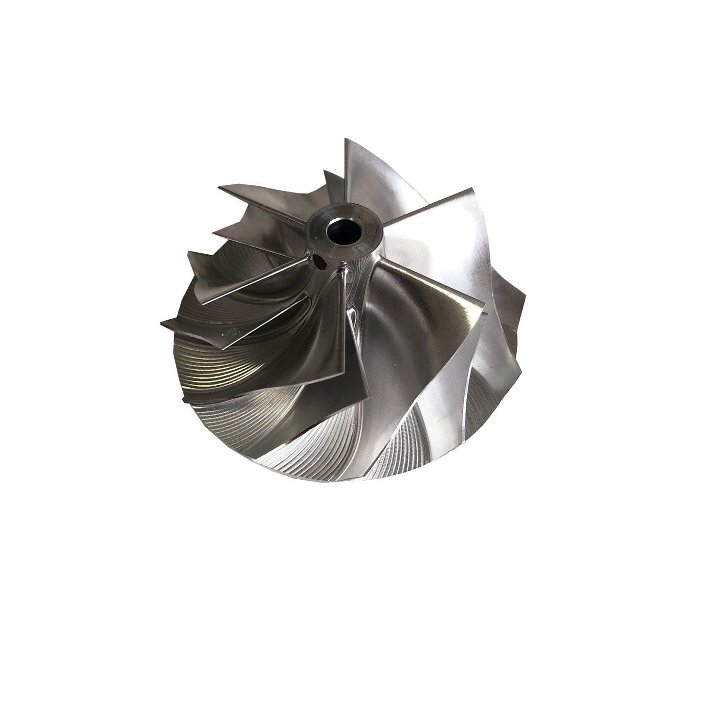 TD04HL 19T Reverse 46.02/58.00 mm 6+6 Blade 49189-X Turbine Billet Compressor Wheel
