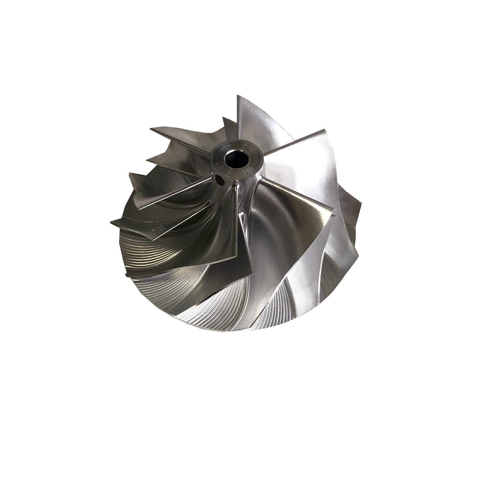 TD04HL 19T Reverse 46.02/58.00 mm 6+6 Blade 49189-X Turbine Billet Compressor Wheel