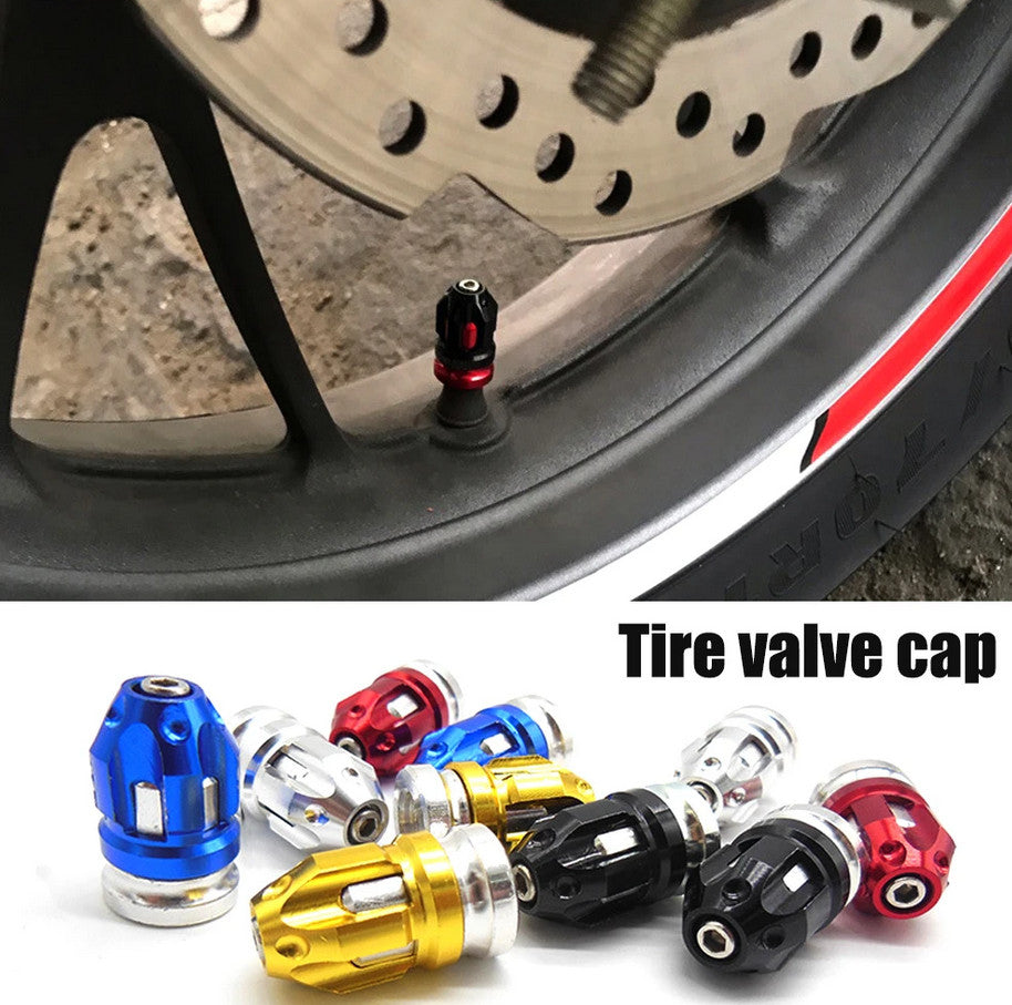 4-piece tire valve cover rod air dust cover, dustproof and waterproof, red, suitable for Jeep for Mini .