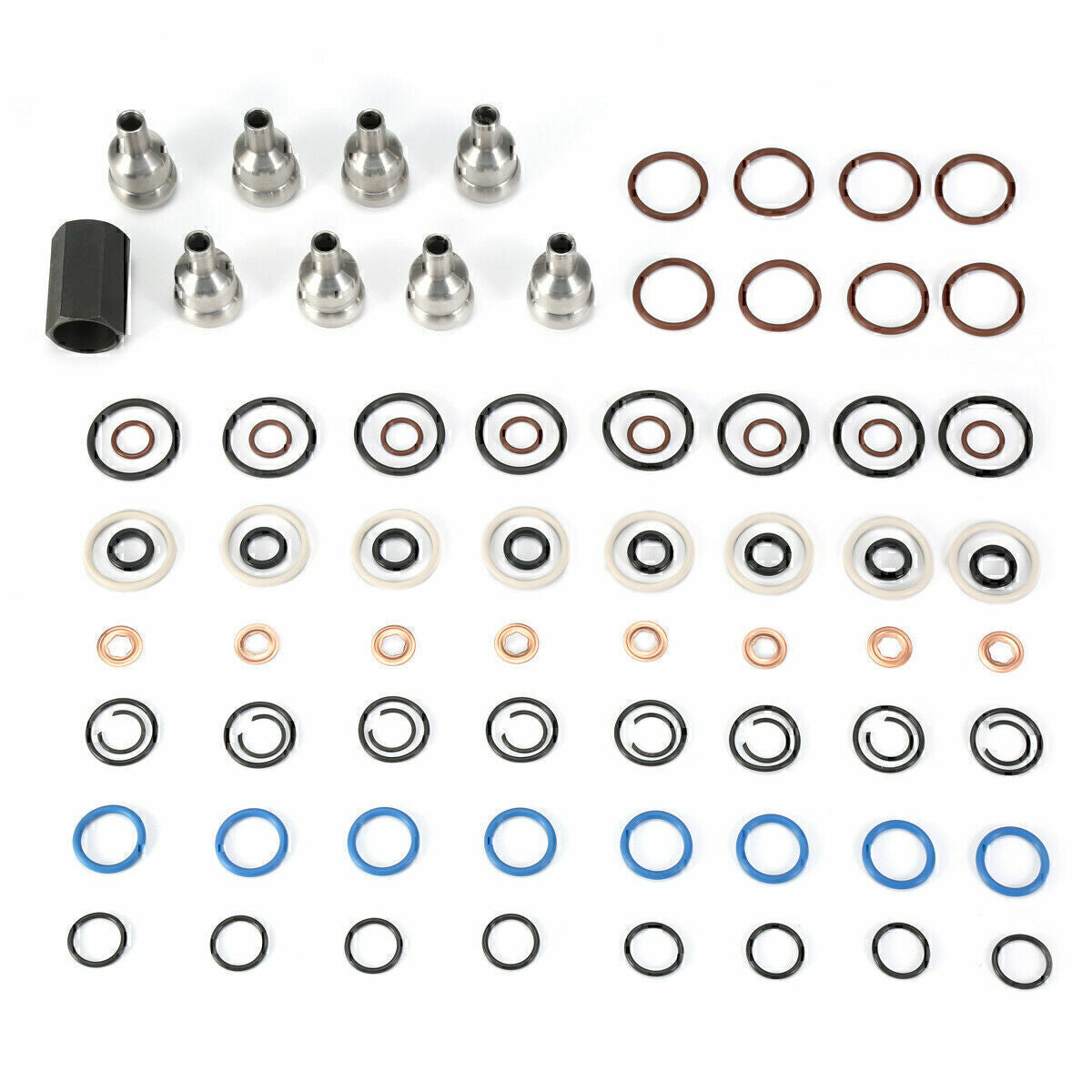 Fits for Ford 6.0L 2003-2010 Oil Rail Leak Repair Kit Tool O-rings Injector Seal