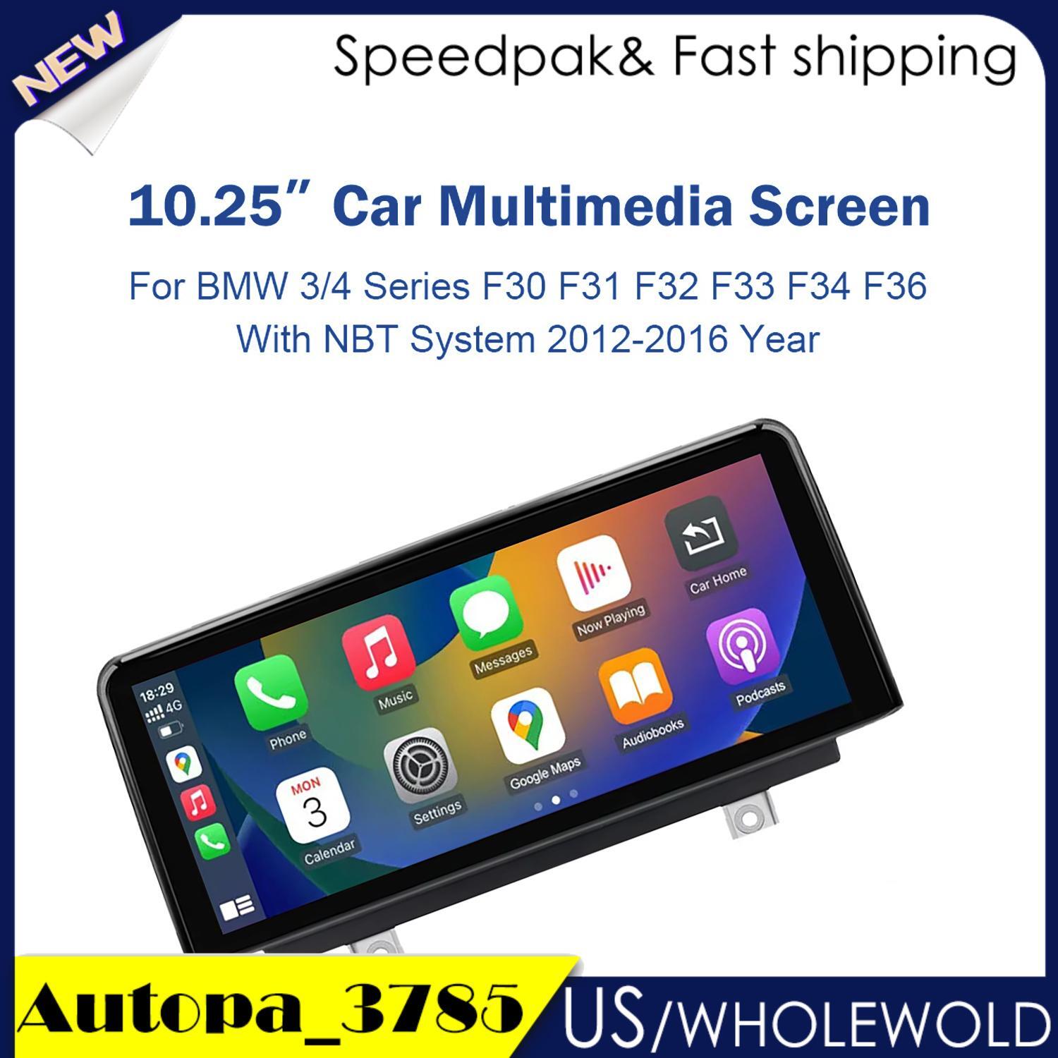 10.25' CarPlay Multimedia Touchscreen Fits for BMW NBT F30 F31 F32 F33 F34 F36