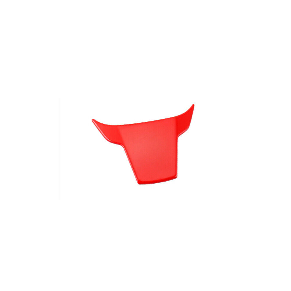 Steering Wheel U Type Cover Trim Fit for Honda for Civic 10th 2016-2021 Bright Red