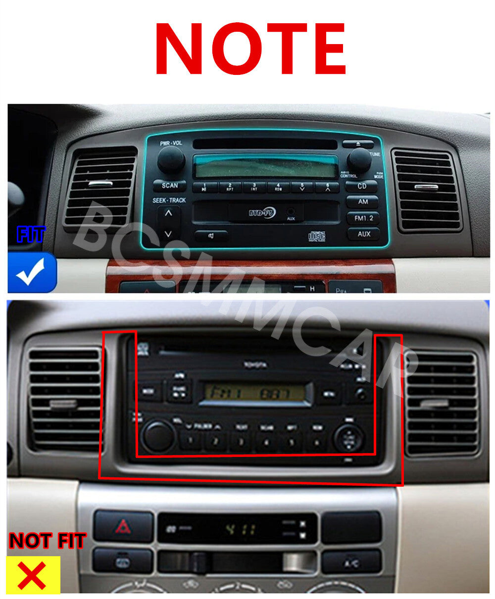 Android 14 Car Stereo Radio GPS Navi Bluetooth Fit for Toyota for Corolla 2003-2008