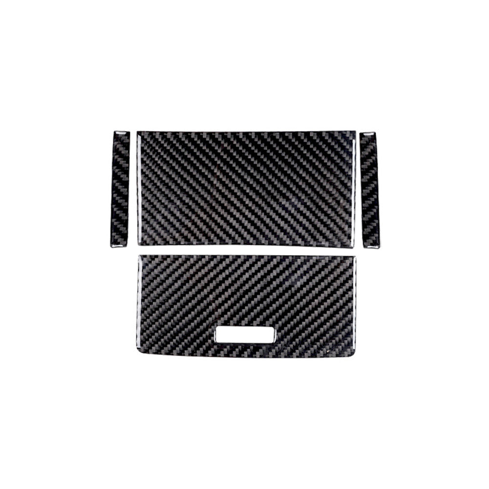 4Pcs Carbon Fiber Central Console Gear Panel Trim for Ford Explorer 2011-2014