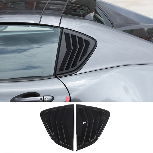 Carbon fiber central control gear head trim cover for Alfa Romeo Giulia 2017-19