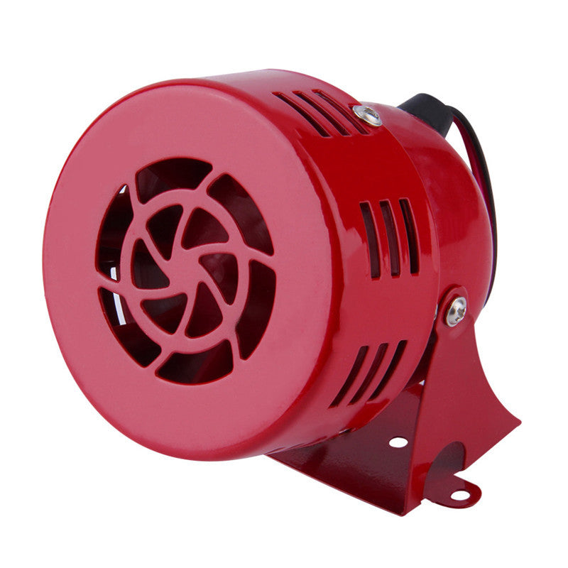 3 12V Red Motorcycle Driven Air Raid Sound Horn