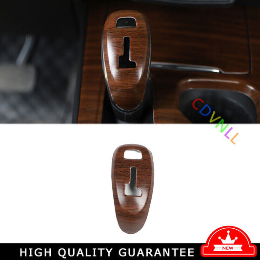 1P Matt Brown Wood Inner Console Gear Shift Knob Trim for Cadillac XT4 2019-2023