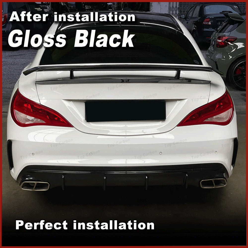 PP Rear Bumper Diffuser Exhaust Tip Pipe for BENZ W117 CLA250 CLA45 2016-2018