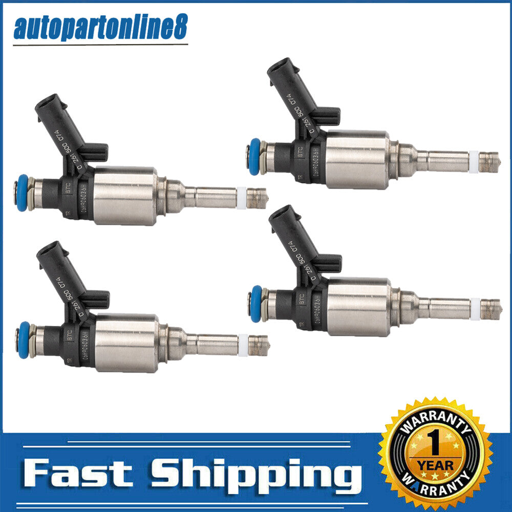 4Pcs 06H906036G Fuel Injectors for VW GTI for Tiguan for AUDI A3 for A4 for A5 Q5 TT 2.0TSl