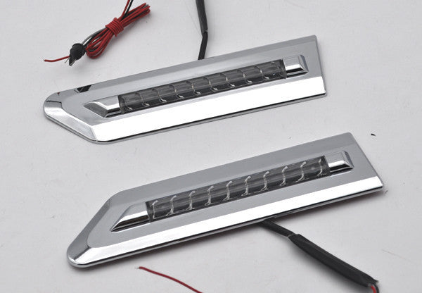 2x Error chrome LED Side Marker signal DRL Light for BMW E65 E66 E67 01-08