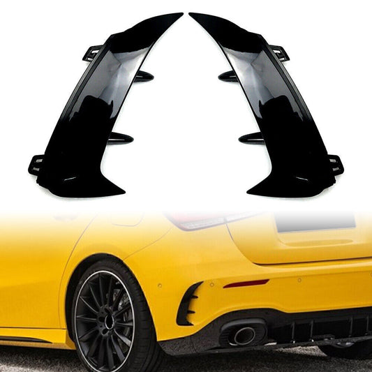 For 2018-2022 for Mercedes-Benz A-class Rear Bumper Splitter Spoiler Canard Air Vent