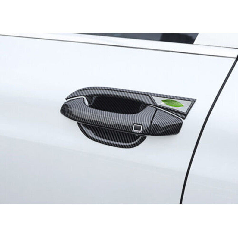 for Kia K5 2021-2023 Carbon Fiber Door Handle Cover+Bowl Cup Combo Molding Trim
