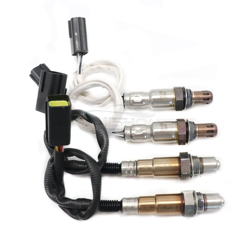 4-pack of upstream and downstream oxygen (O2) sensors for Infiniti QX56 and QX80 5.6L (2011-14)