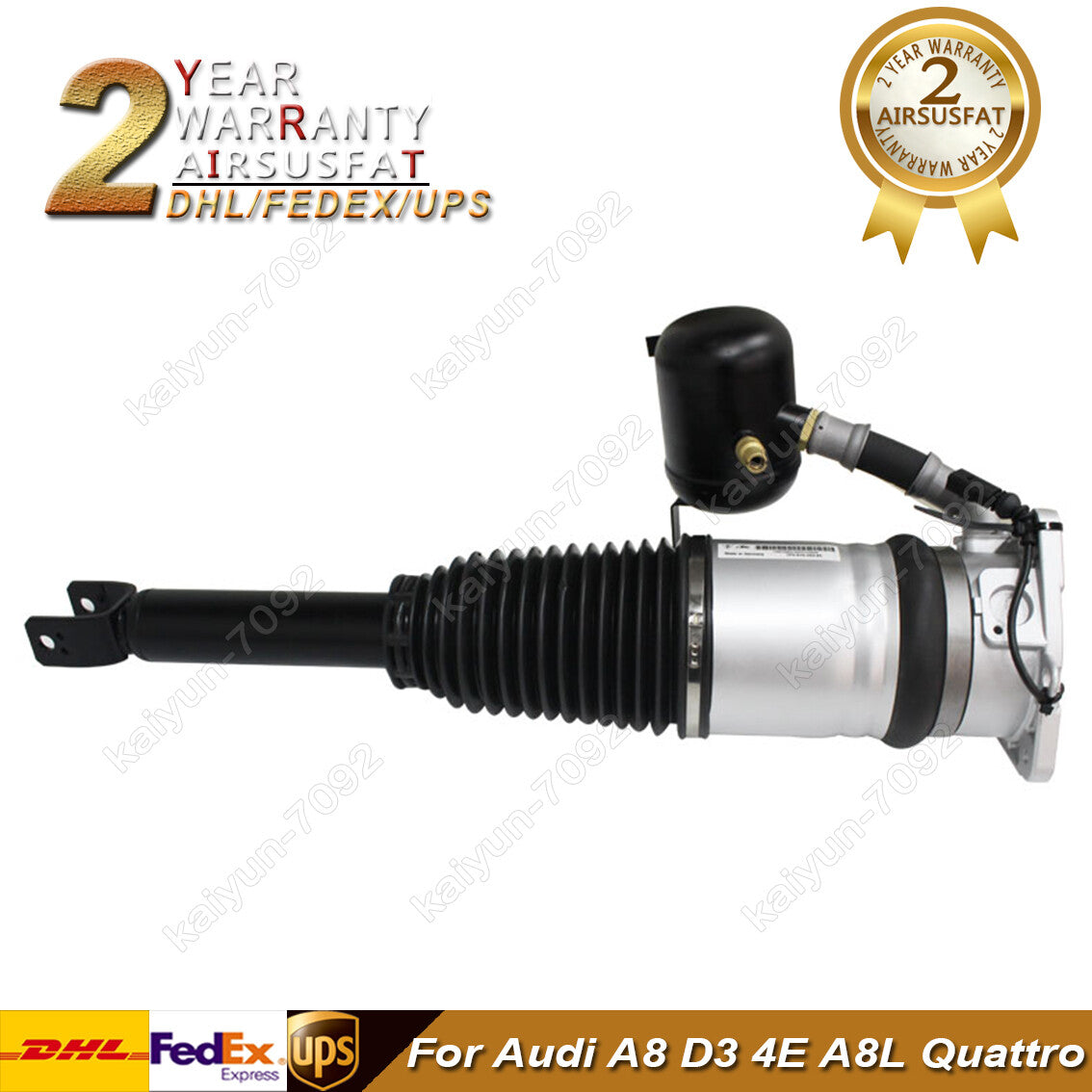 Rear Left Air Suspension Shock Strut for Audi for A8 Quattro D3 4E 02-10 4E0616001N