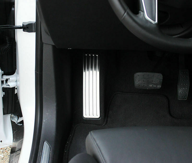 for Cadillac XT5 2016-2021 Stainless Footrest Pedal Cover Foot Rest Pad Cap Trim