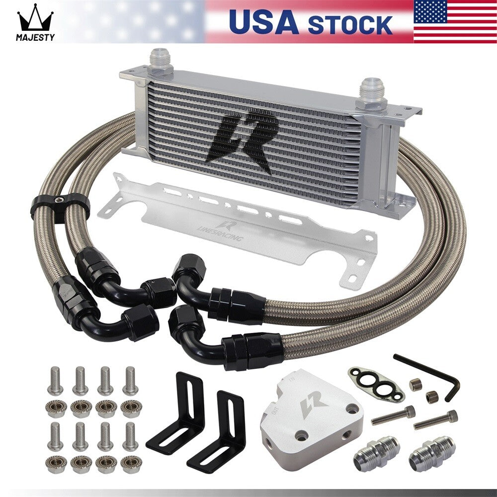 13 ROW AN10 ENGINE OIL COOLER KIT BOLT ON 97-04 for CHEVROLET for CORVETTE C5 LS1 LS6 SL