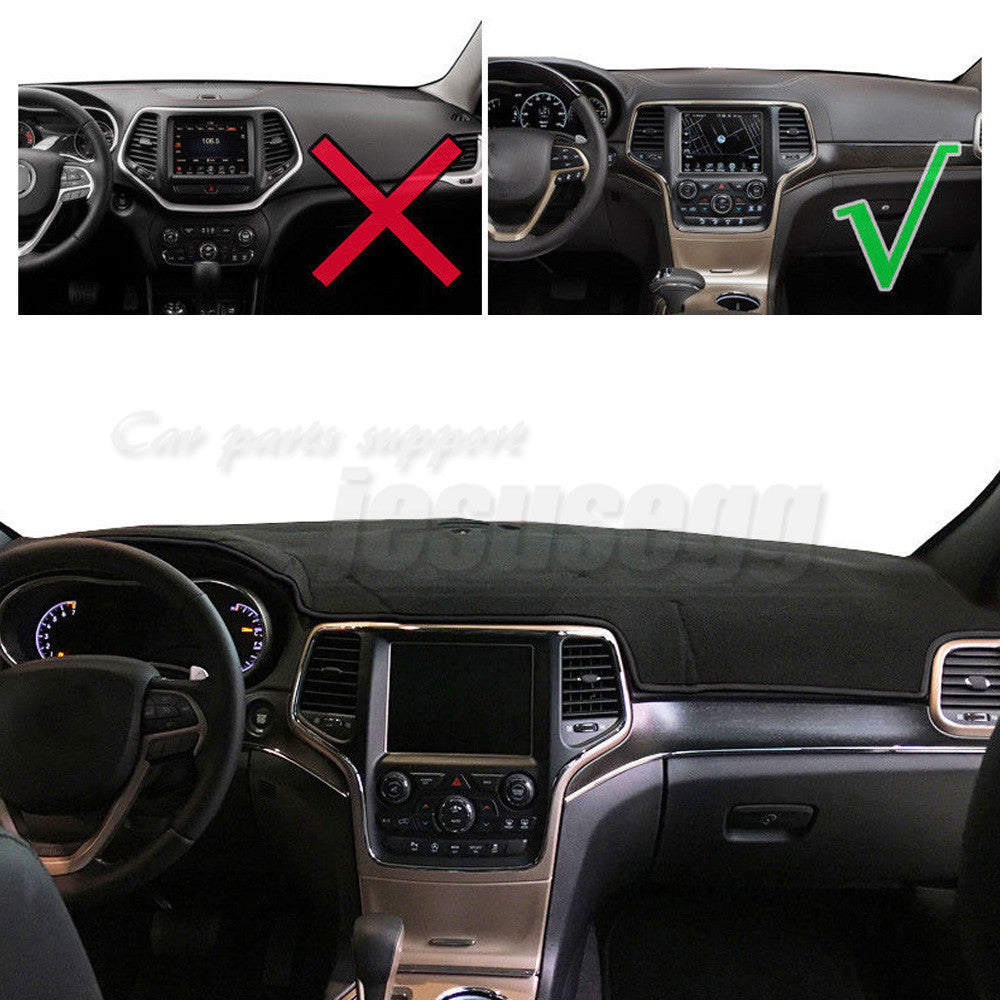 For 11-17 for Jeep for Grand Cherokee WK2 LHD Sun Shade Visor Pad Dashboard Cover Mat