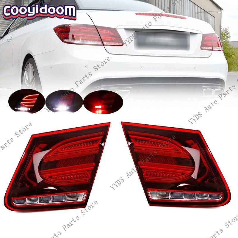 Pair for Mercedes-Benz E Class W207 2014-2017 Two-Door Coupe Red LED Tail Light
