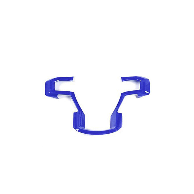 Steering Wheel Trim Decoration Cover Frame Trim for Ford F150 250 350 15-20 Blue