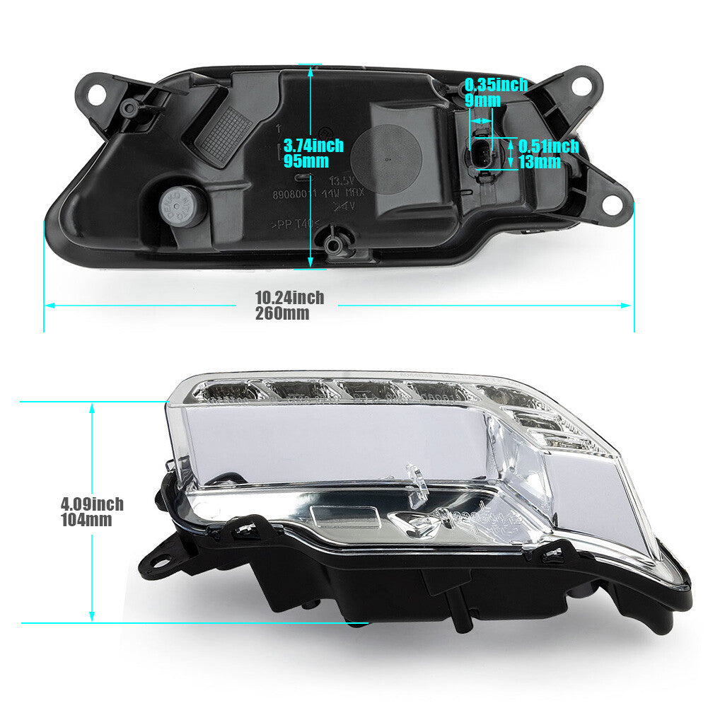 Left LED daytime running light/fog light applicable to 2010-2016 for Mercedes W212 E350 E550