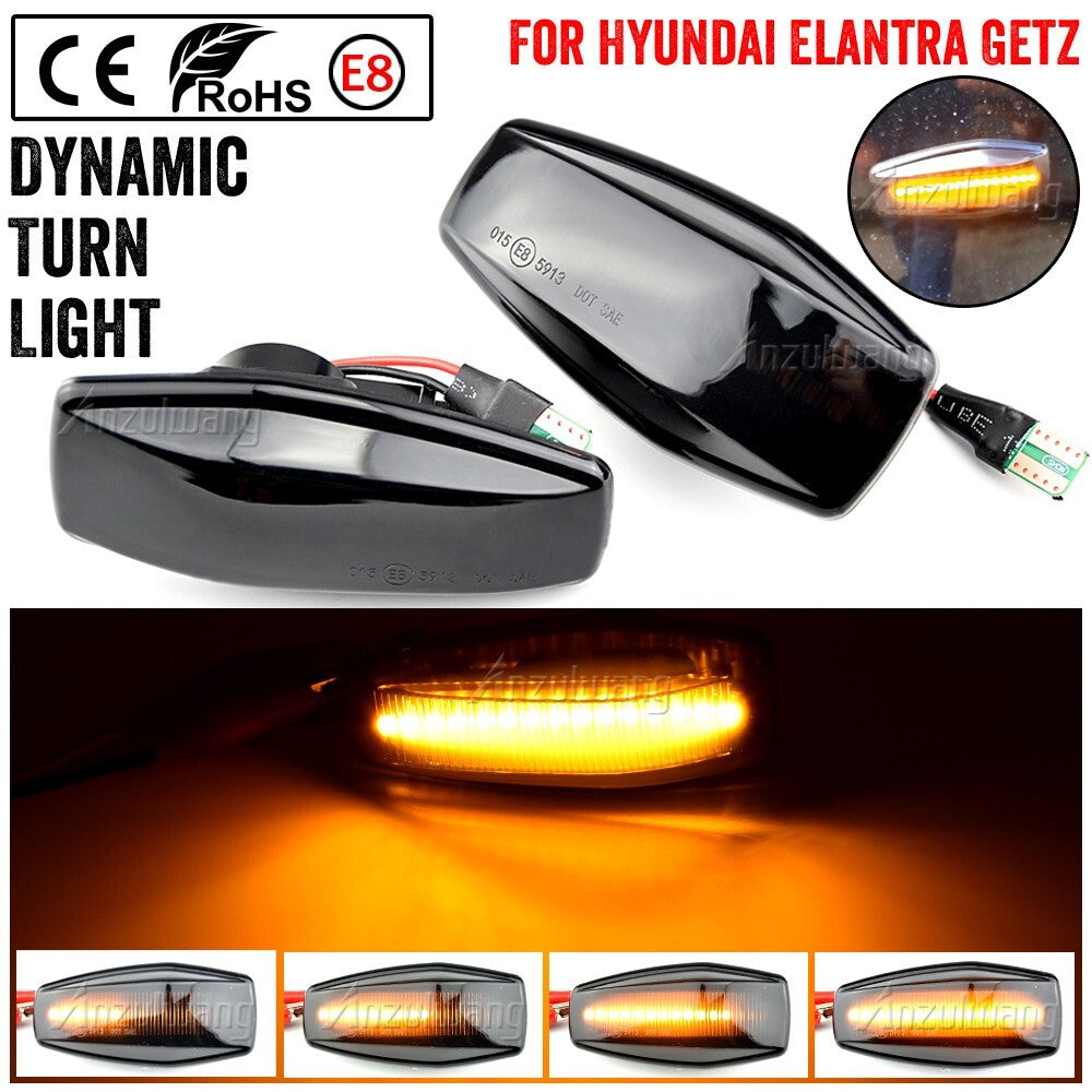 Dynamic Side Turn Light for Hyundai for Elantra Sonata for Tucson Terracan Coupe Matrix