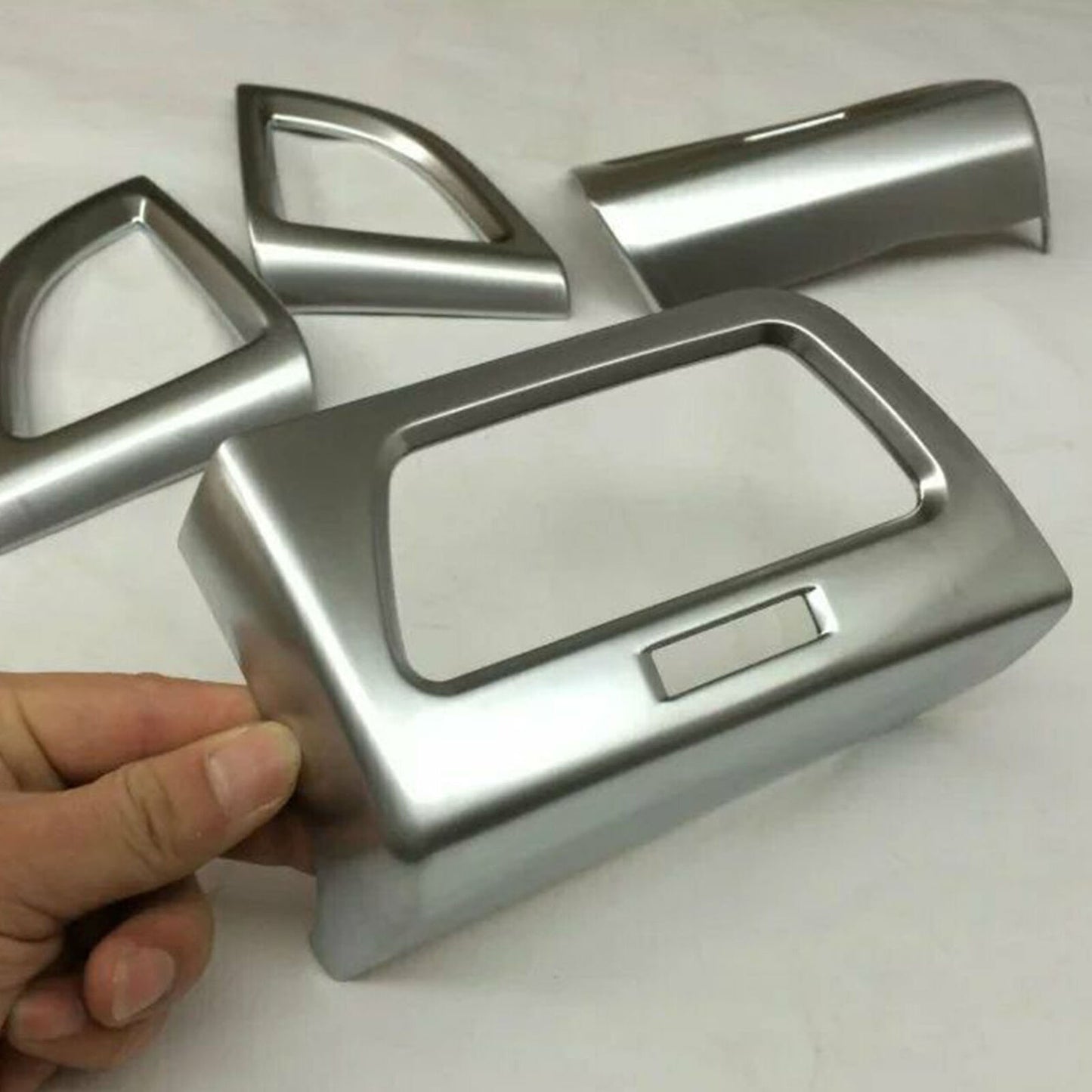 4X Matte Silver Car Dashboard Air Outlet Trim Cover for Honda CRV/CR-V 2012-2016