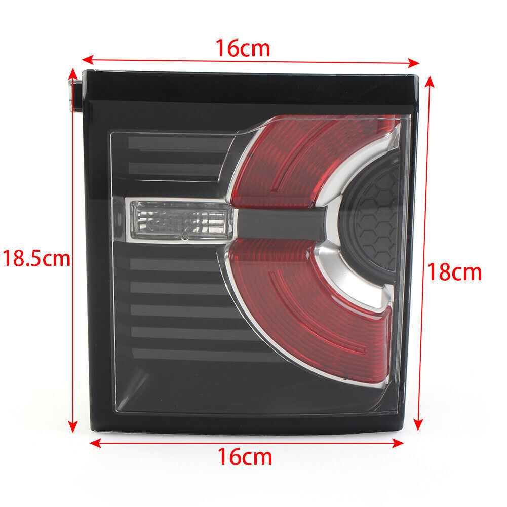 The right rear brake light is integrated into the taillight for Land Rover Discovery Sport models from 2015 to 2019.