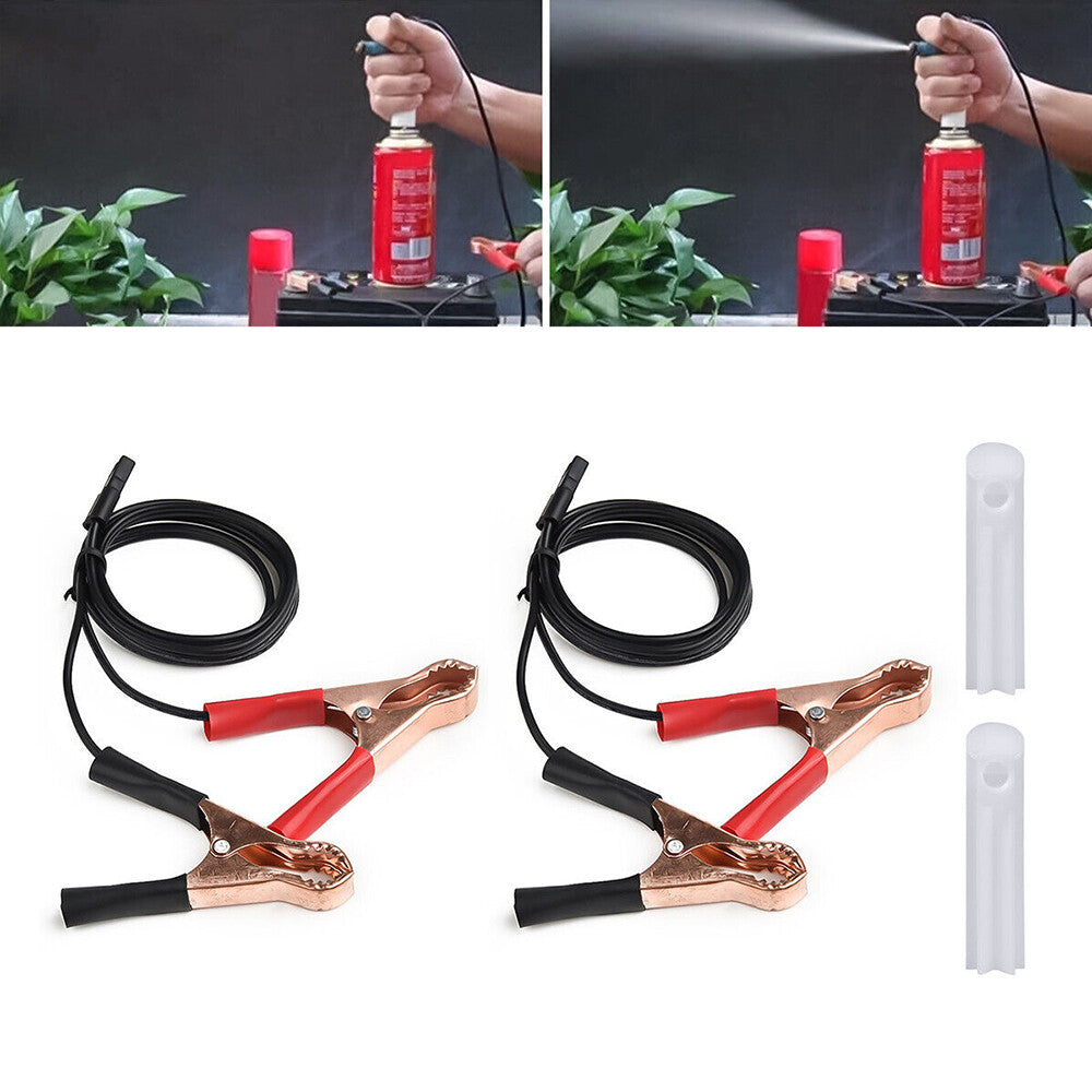 Universal Fuel Injector Flush Cleaner Adapter DIY Kit Car Cleaning Tool Nozzle
