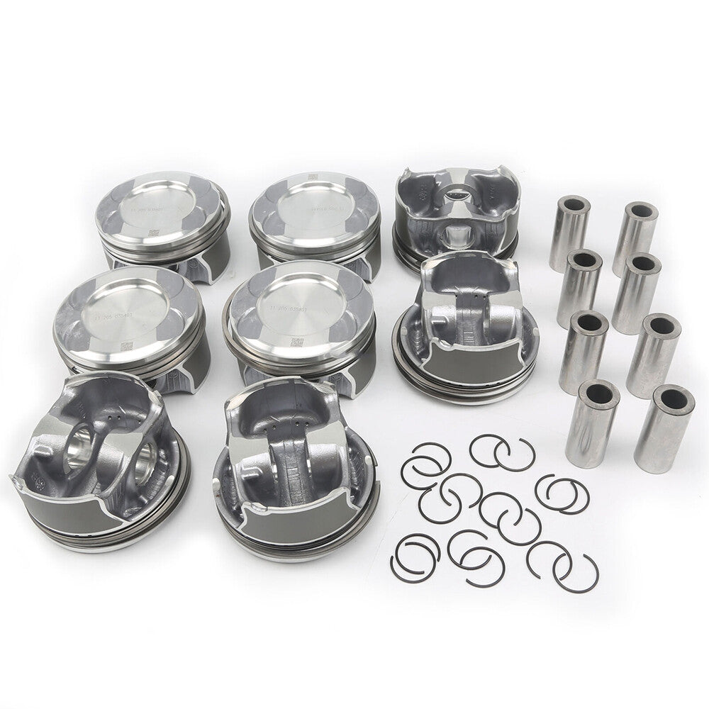 8X Engine Pistons Set for Mercedes-Benz ¦µ24mm ¦µ92.9mm W166 W221 W222 4.6L /4.7L