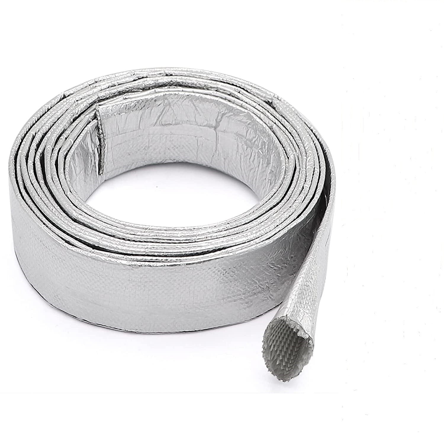 3/4-inch ID x 10-foot adjustable heat shield spark plug wire roller for thermal protection