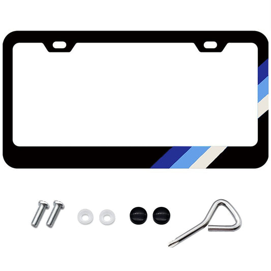 1* for Toyota RAV4 Accessory Tri Color Car SUV License Plate Tag Frame Cover