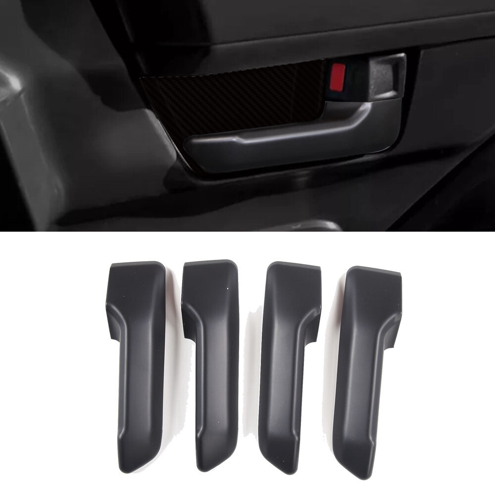 Carbon fiber exterior dashboard center console cover trim for Toyota Tacoma 2024+
