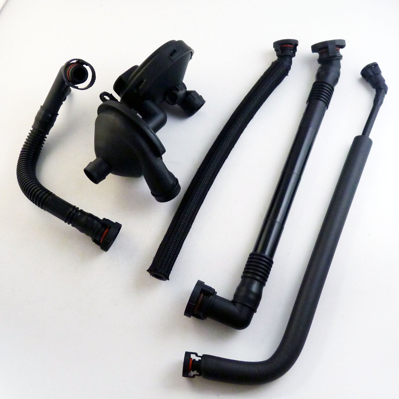 Crankcase ventilation valve + breather hose kit cover gasket for BMW E46 330Ci 325i X3