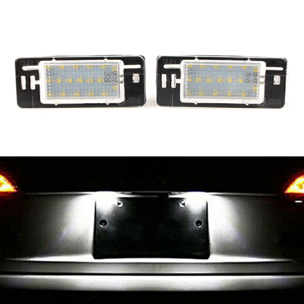 2x Fit for Opel Vectra C Estate 02-08 LED License Number Plate Light Error Free