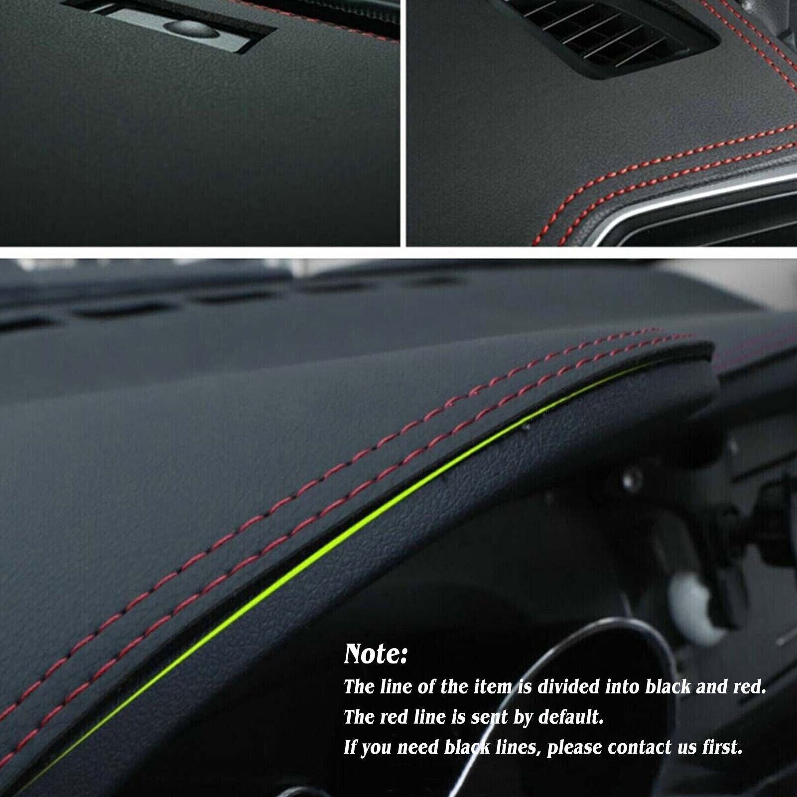 1X For 2012-14 for Hyundai Sonata PU Leather Dashboard Dash Mat Non-slip DashMat Pad