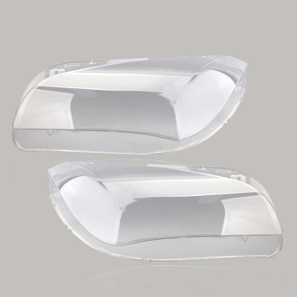 2¡Á F¨¹r for BMW X1 E84 2013-2015 Scheinwerferglas Linse Abdeckung Links+Rechts NEU