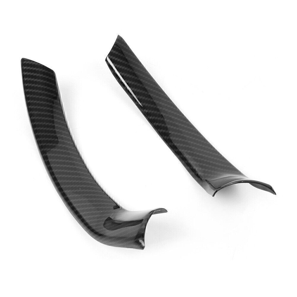 for Alfa Romeo Giulia 2017+ Interior Steering Wheel Cover Trim Carbon Fiber ABS